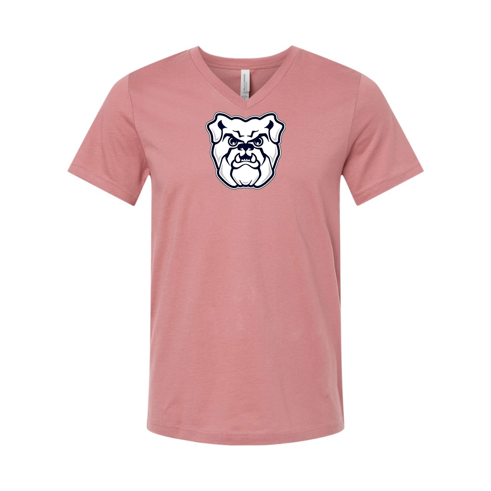 Butler Bulldogs BELLA  CANVAS - Jersey V-Neck T-Shirt