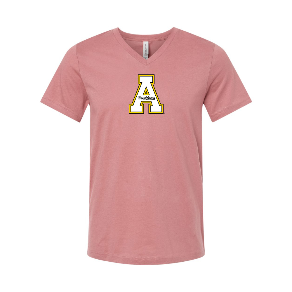 Appalachian State Mountaineers BELLA  CANVAS - Jersey V-Neck T-Shirt