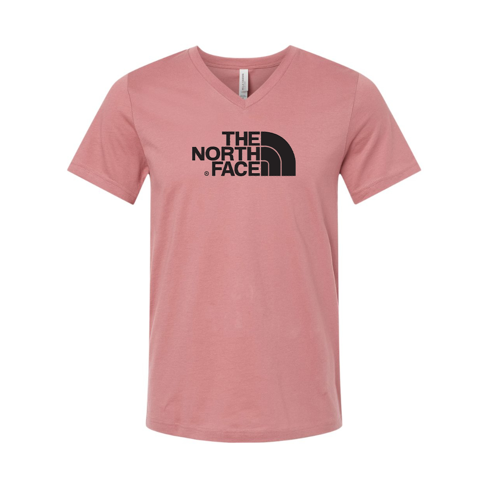 The North Face Black  BELLA  CANVAS - Jersey V-Neck T-Shirt