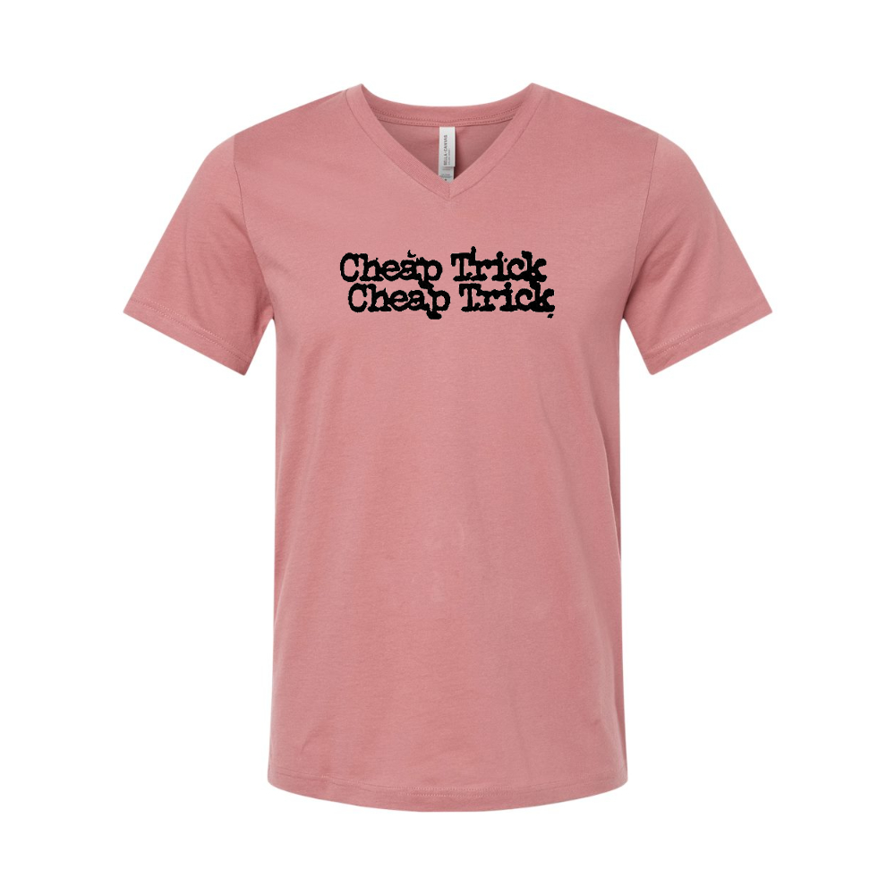 Cheap Trick   BELLA  CANVAS - Jersey V-Neck T-Shirt