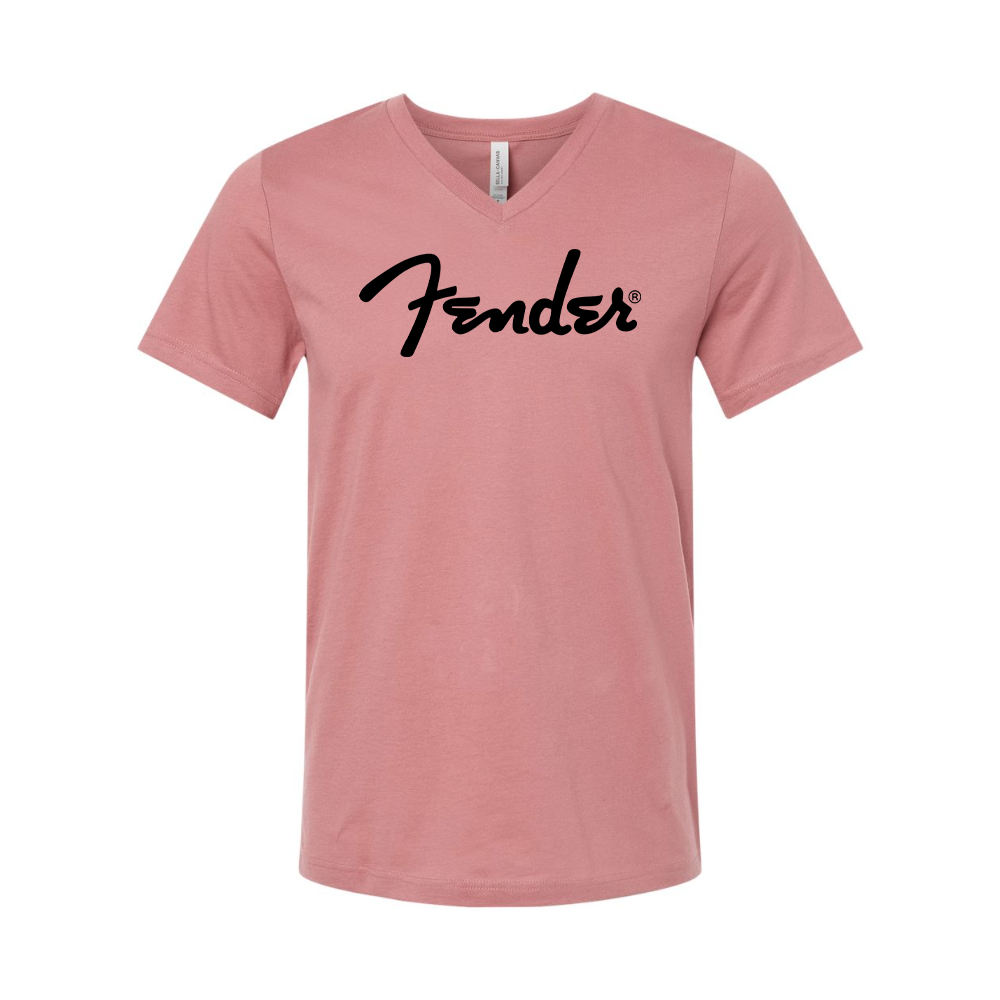 Fender BELLA  CANVAS - Jersey V-Neck T-Shirt