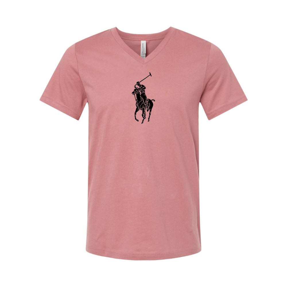 Polo Ralph Lauren BELLA  CANVAS - Jersey V-Neck T-Shirt