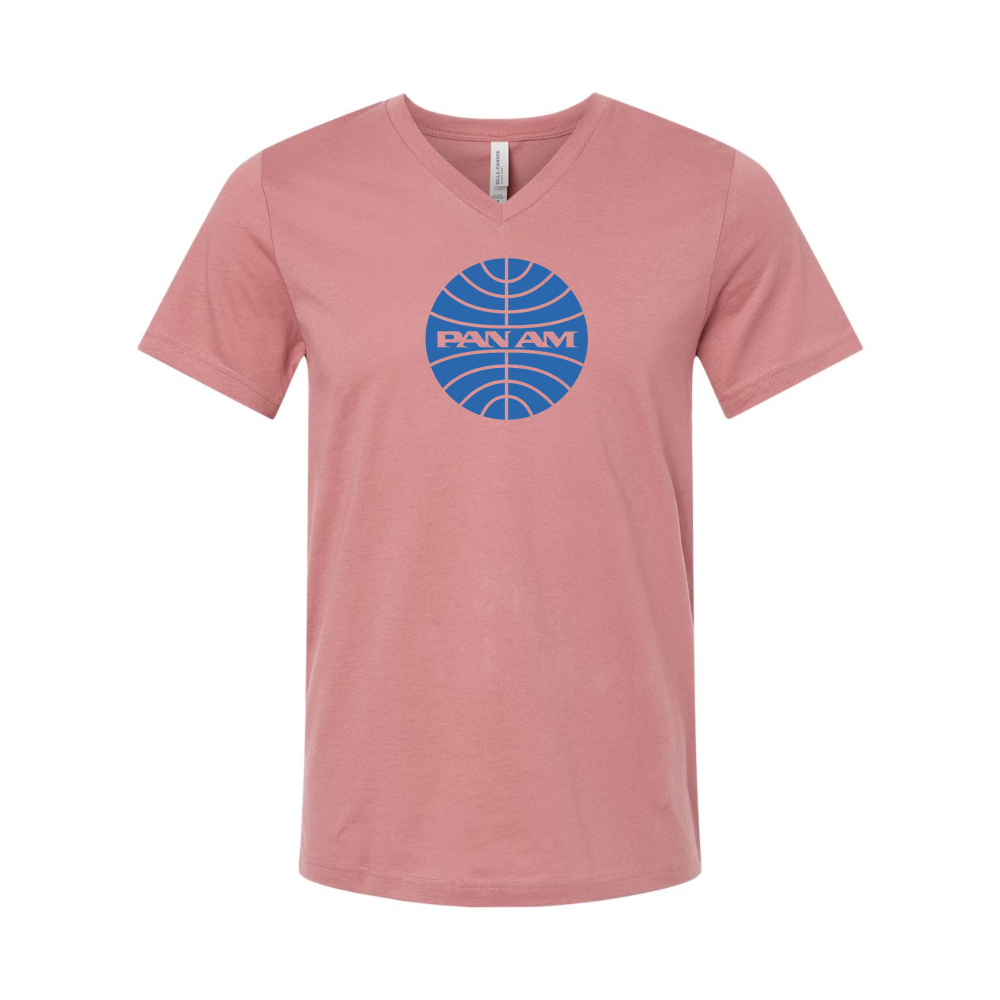 Pan Am  BELLA  CANVAS - Jersey V-Neck T-Shirt