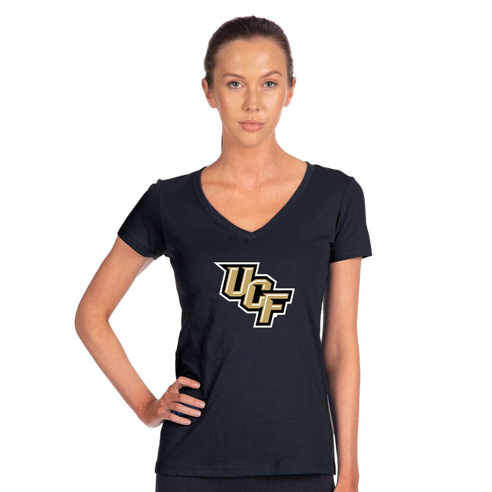 Women's Central Florida Knights  Next Level V-Neck T-Shirt