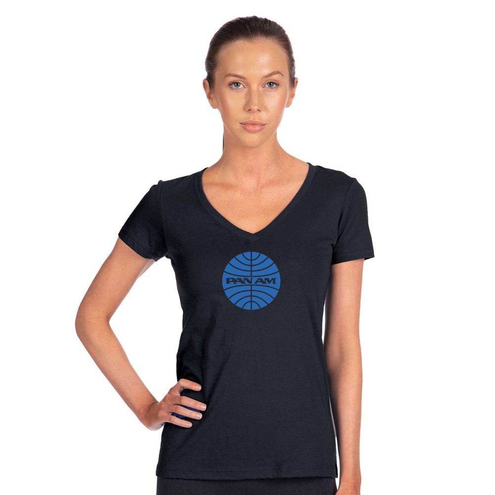 Women's Pan Am  Next Level V-Neck T-Shirt