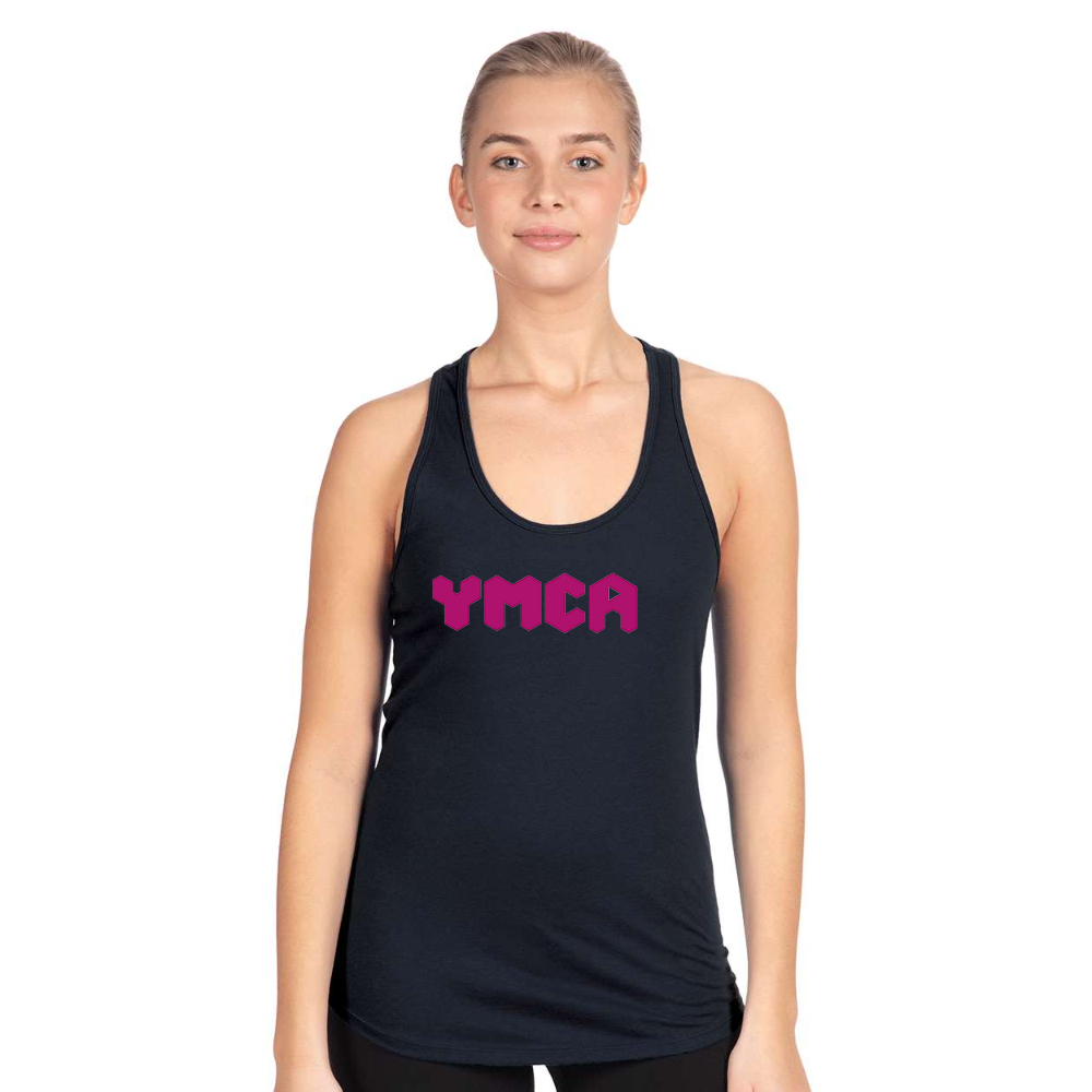 Women's YMCA Mauve  Next Level Ideal Racerback Tank
