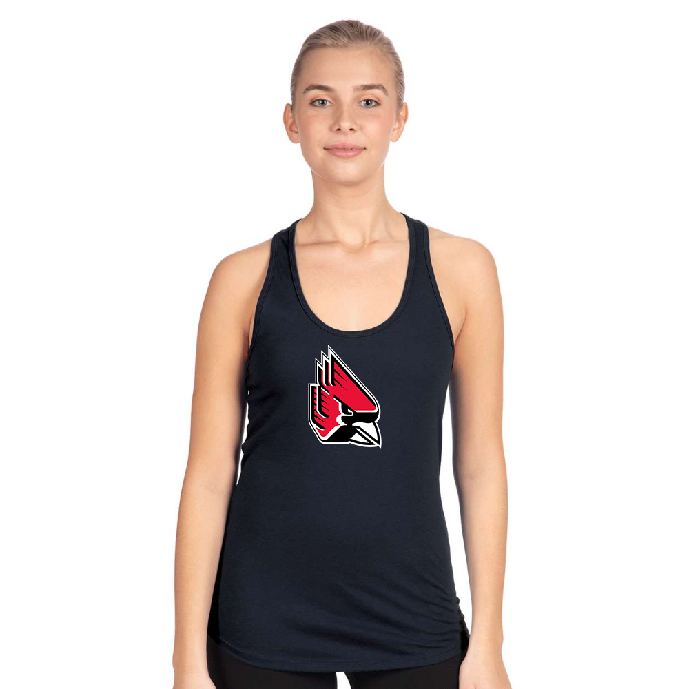 Women's   Ball State Cardinals Next Level Ideal Racerback Tank