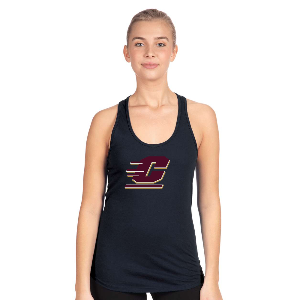 Women's Central Michigan Chippewas  Next Level Ideal Racerback Tank