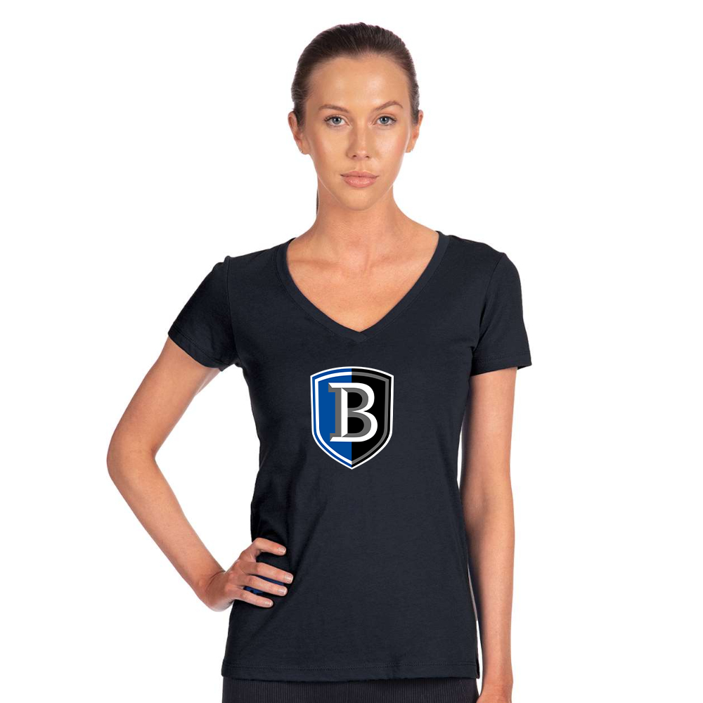 Women's  Bentley Falcons  Next Level V-Neck T-Shirt