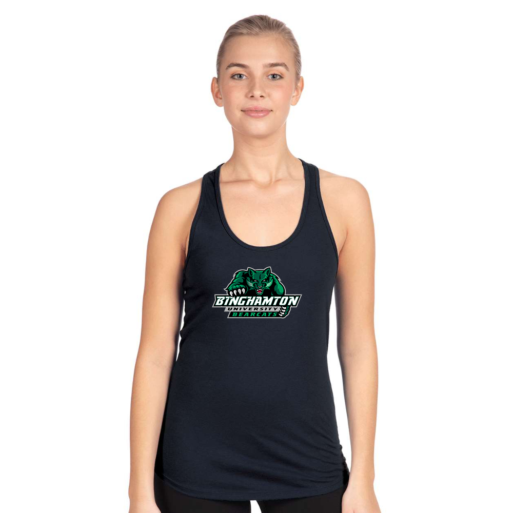 Women's Binghamton Bearcats  Next Level Ideal Racerback Tank