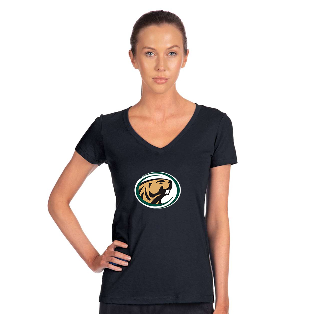 Women's  Bemidji State Beavers Next Level V-Neck T-Shirt