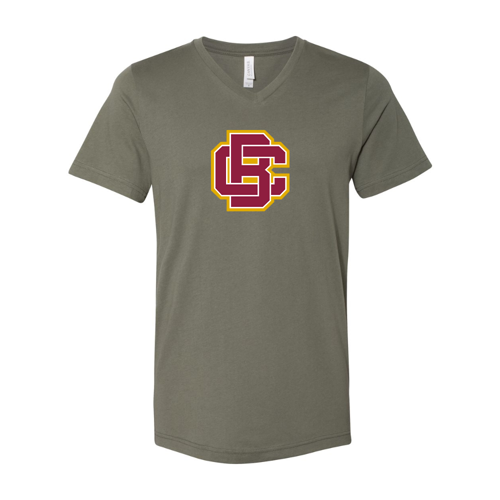 Bethune Cookman Wildcats BELLA  CANVAS - Jersey V-Neck T-Shirt