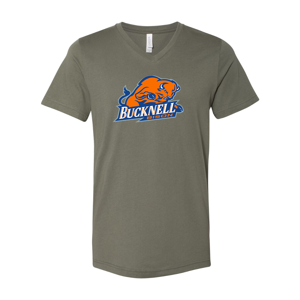 Bucknell Bison BELLA  CANVAS - Jersey V-Neck T-Shirt