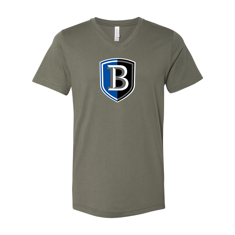 Bentley Falcons BELLA  CANVAS - Jersey V-Neck T-Shirt