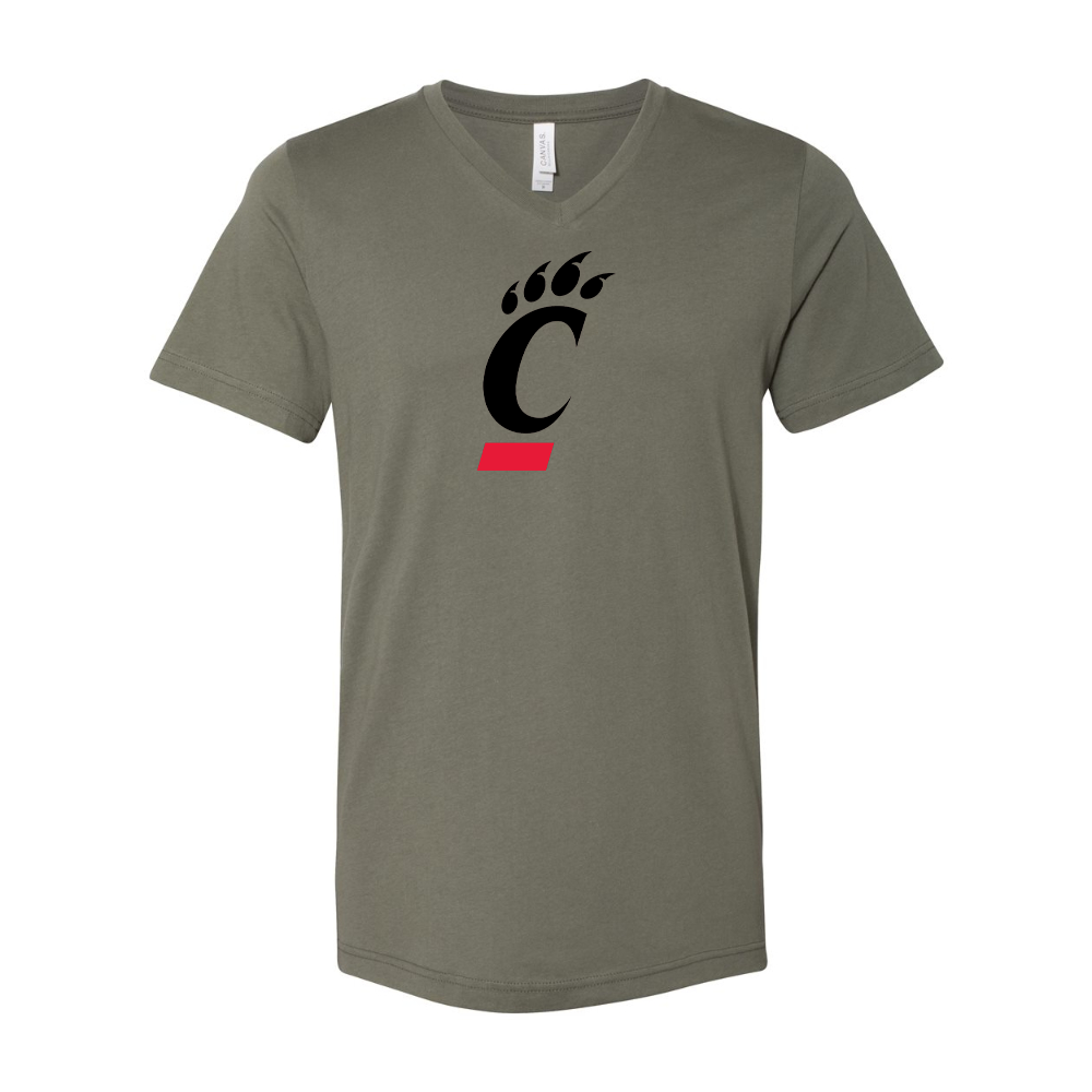 Cincinnati Bearcats BELLA  CANVAS - Jersey V-Neck T-Shirt
