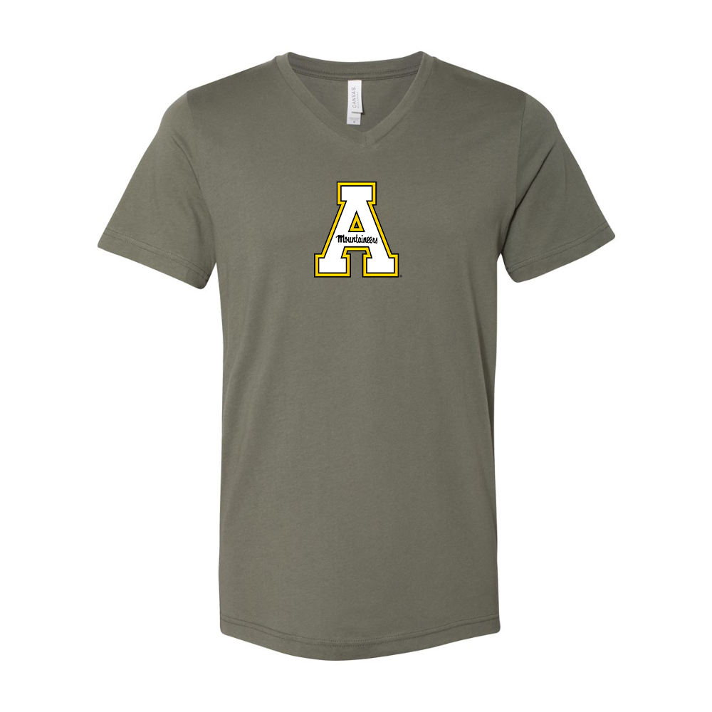 Appalachian State Mountaineers BELLA  CANVAS - Jersey V-Neck T-Shirt