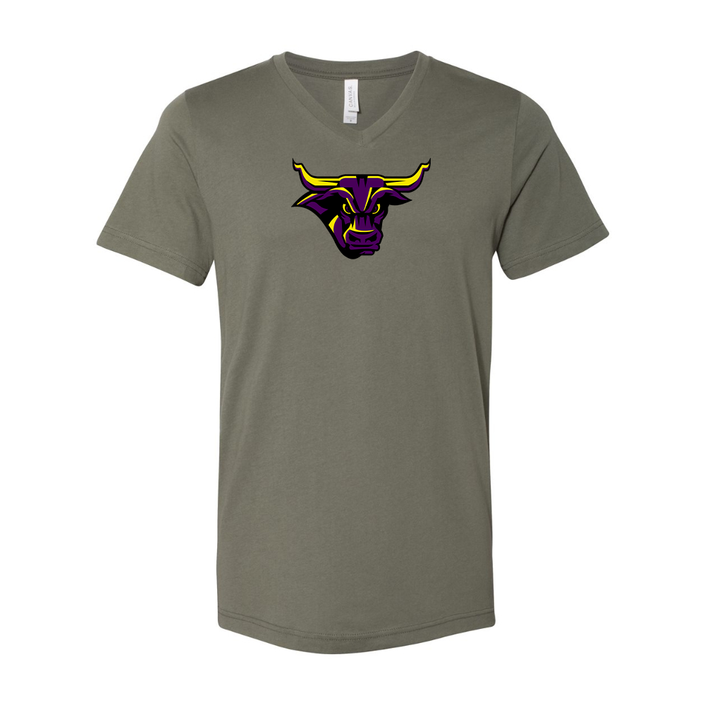 Minnesota State Mavericks  BELLA  CANVAS - Jersey V-Neck T-Shirt