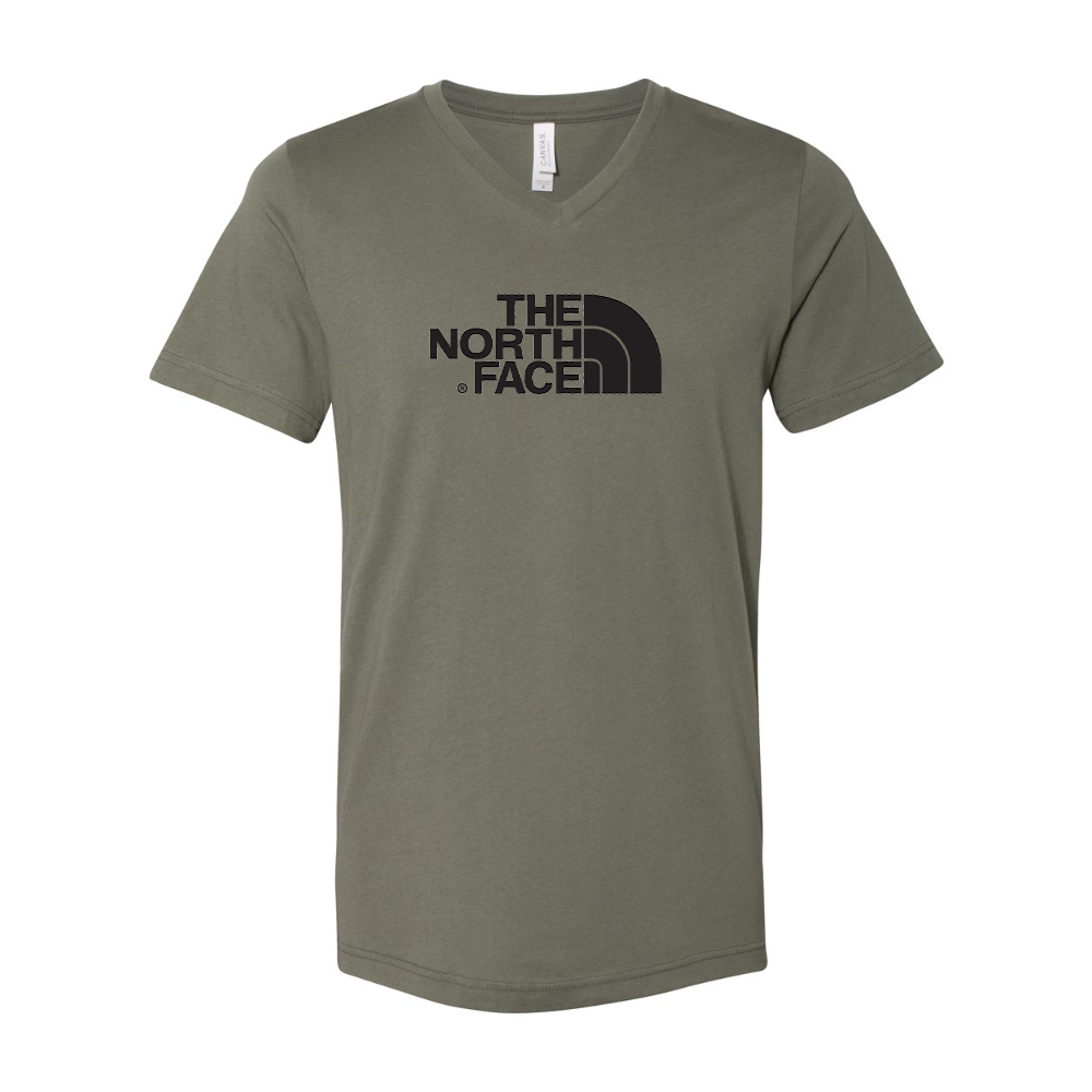 The North Face Black  BELLA  CANVAS - Jersey V-Neck T-Shirt
