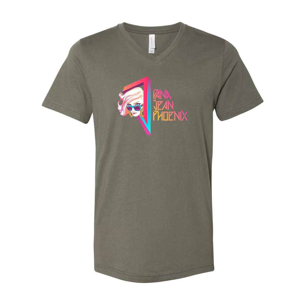 Dana Jean Phoenix BELLA  CANVAS - Jersey V-Neck T-Shirt