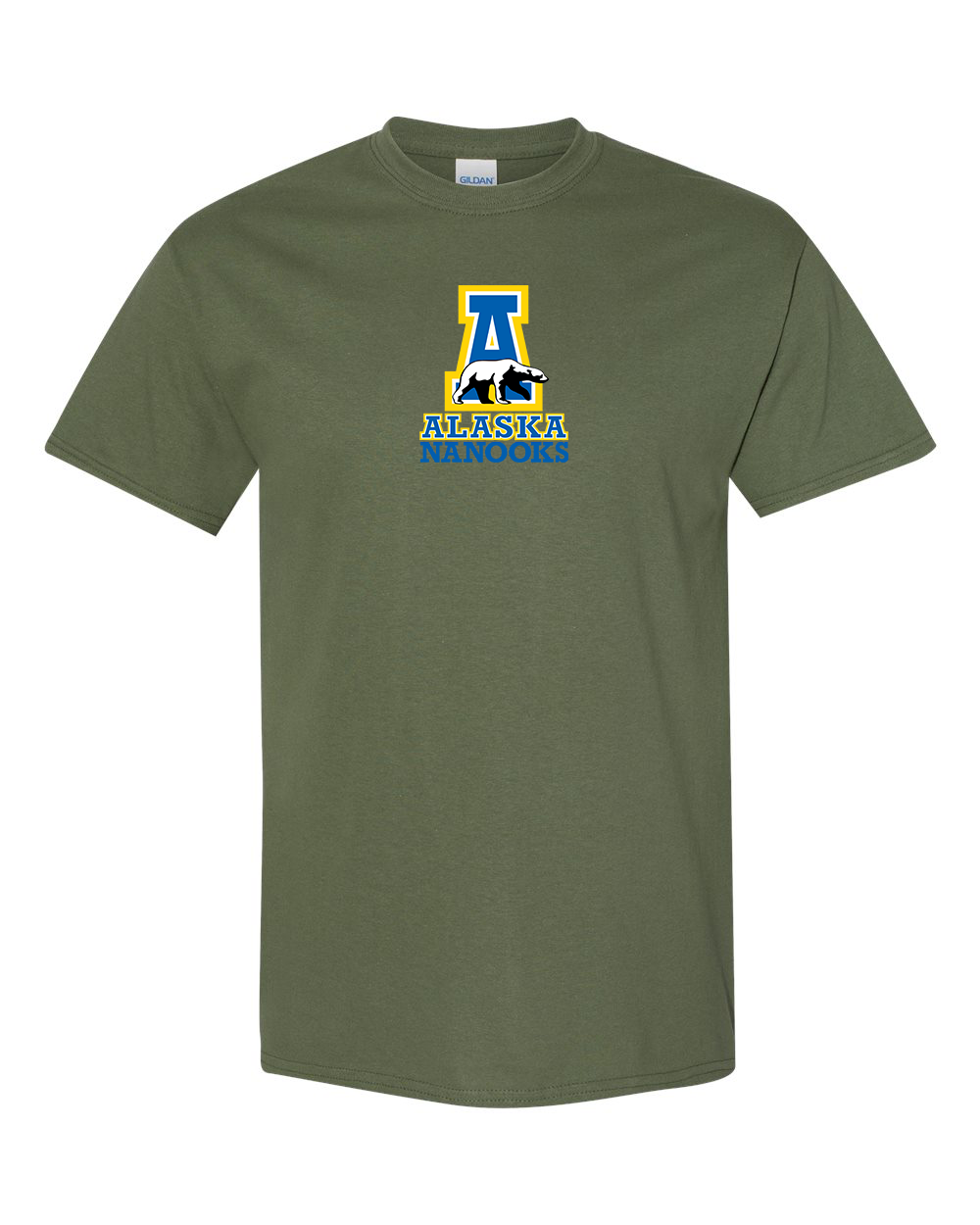 Men's Alaska Nanooks Gildan Heavy Cotton T-Shirt