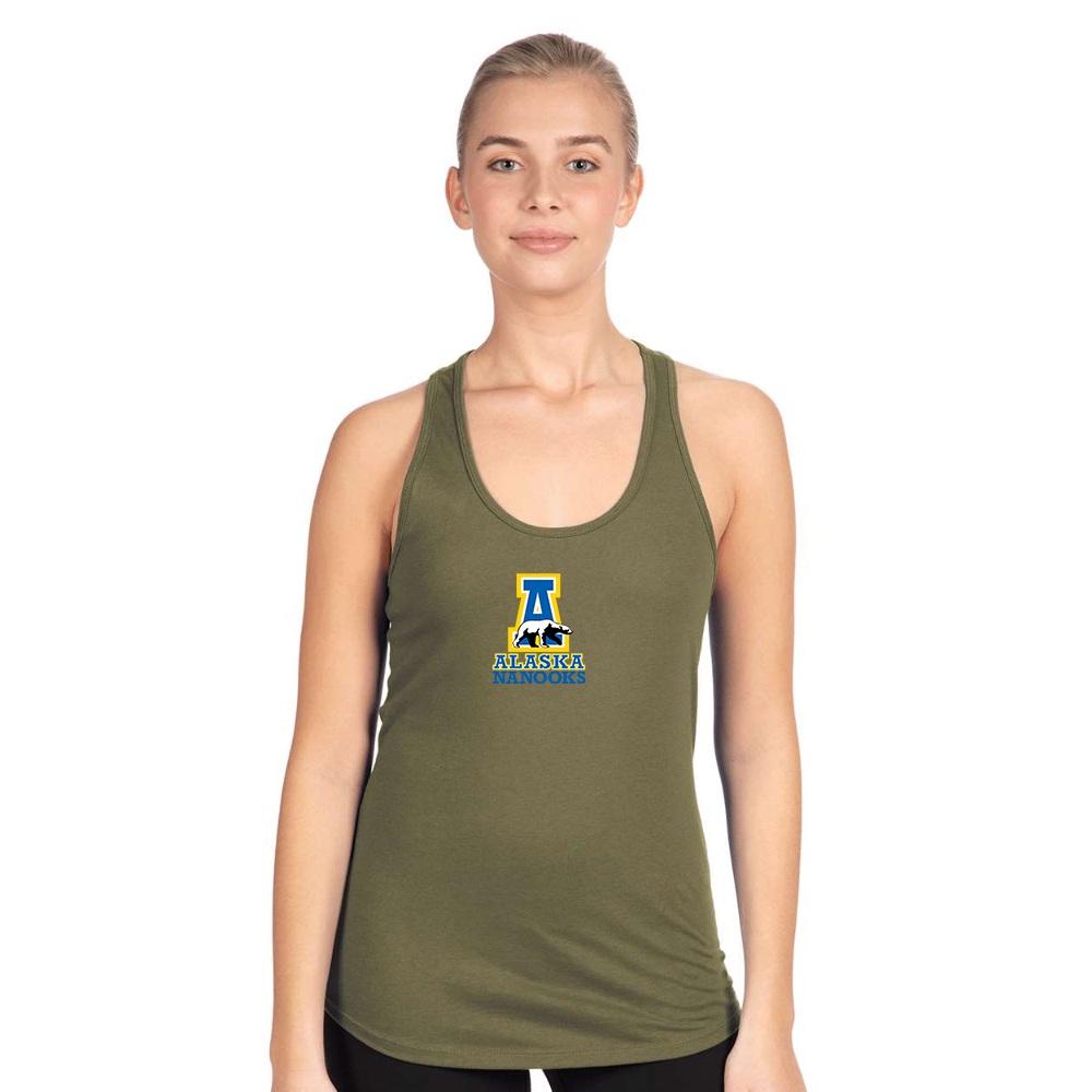 Women's Alaska Nanooks  Next Level Ideal Racerback Tank
