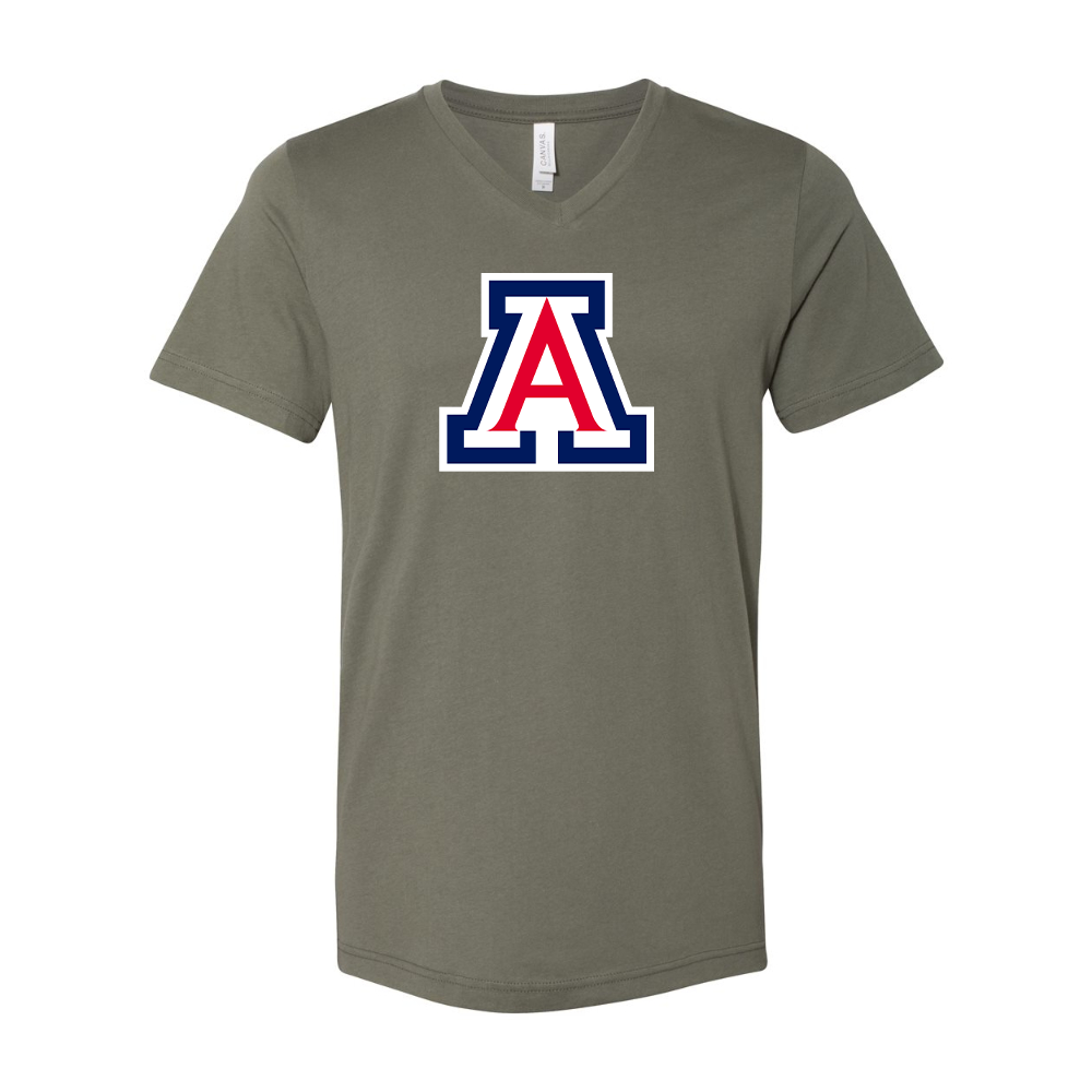 Arizona Wildcats  BELLA  CANVAS - Jersey V-Neck T-Shirt