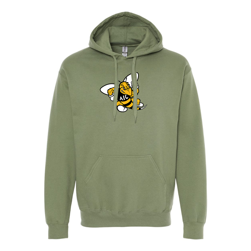 Men's AIC Yellow Jackets  Softstyle Midweight Hooded Sweatshirt