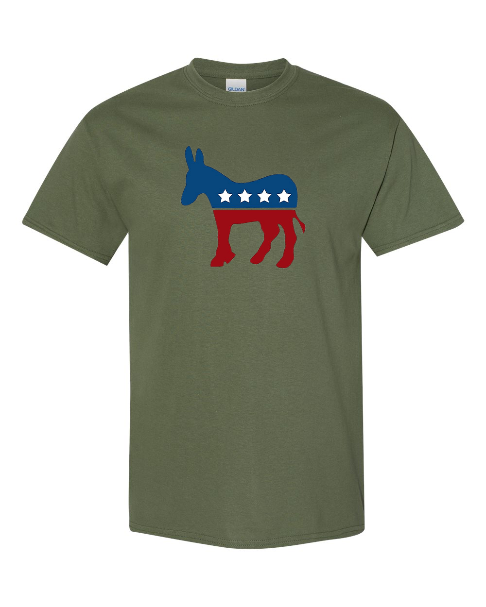 Men's Democrat Election Symbol Gildan Heavy Cotton T-Shirt