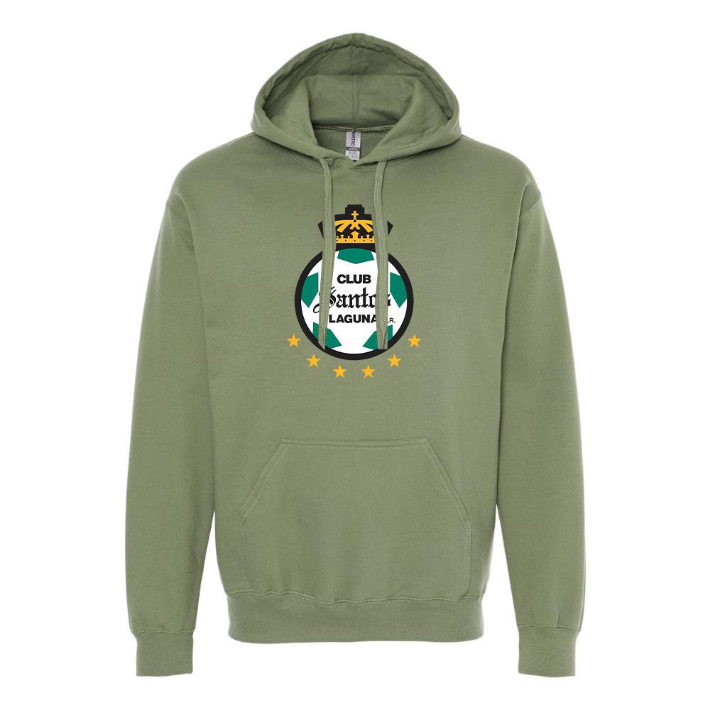 Men's Santos Laguna Soccer Softstyle Midweight Hooded Sweatshirt