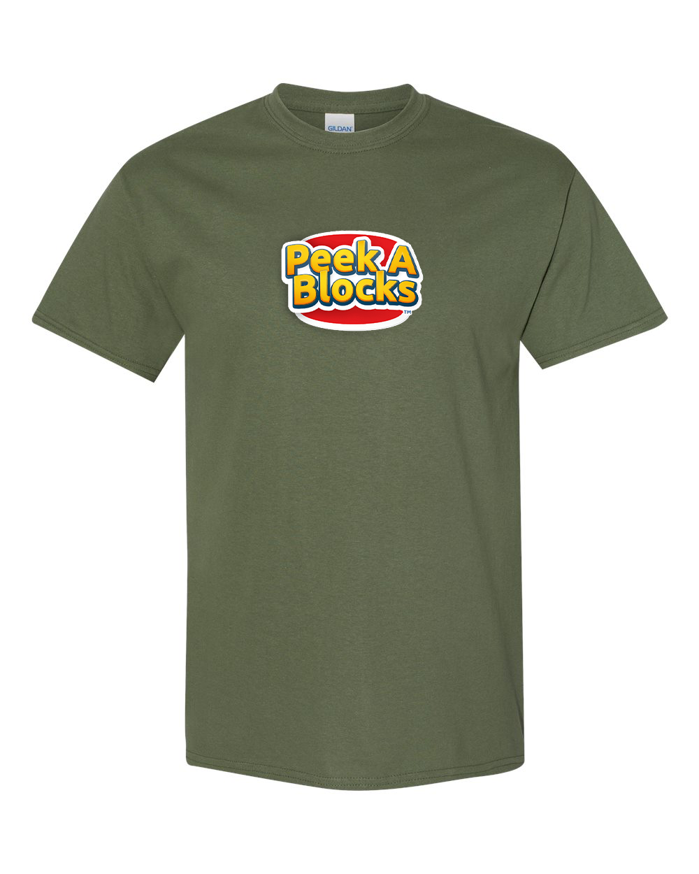 Men's Peek A Blocks Gildan Heavy Cotton T-Shirt