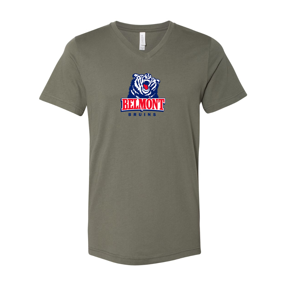 Belmont Bruins  BELLA  CANVAS - Jersey V-Neck T-Shirt