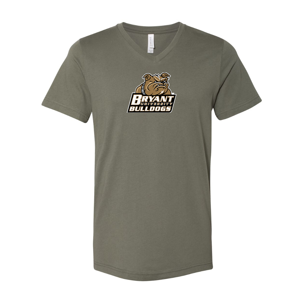 Bryant Bulldogs BELLA  CANVAS - Jersey V-Neck T-Shirt