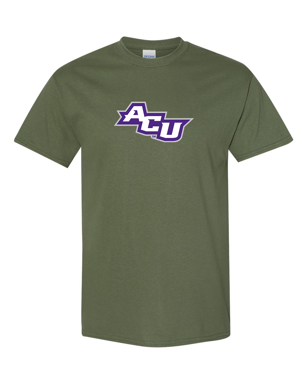 Men's Abilene Christian Wildcats   Gildan Heavy Cotton T-Shirt