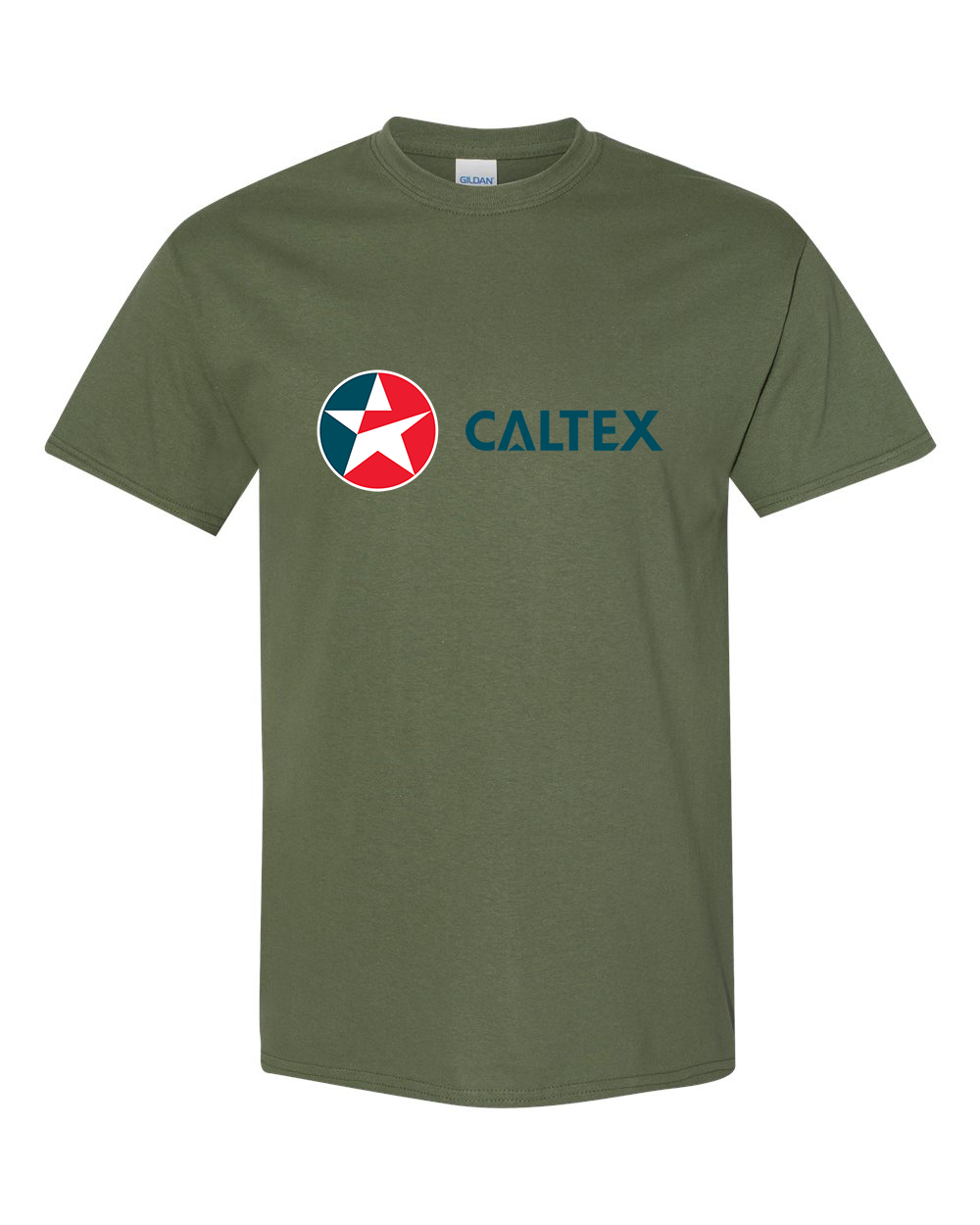 Men's  Caltex Gas Station Gildan Heavy Cotton T-Shirt