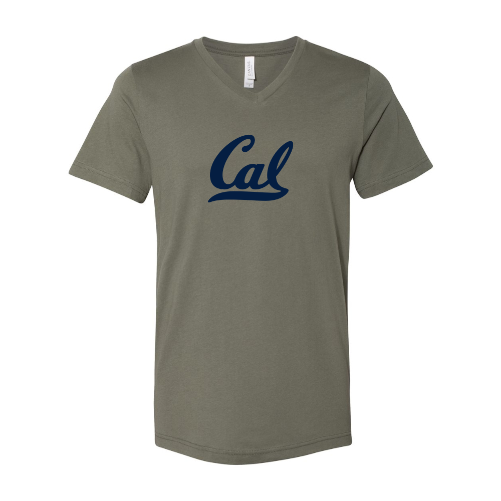 California Golden Bears BELLA  CANVAS - Jersey V-Neck T-Shirt