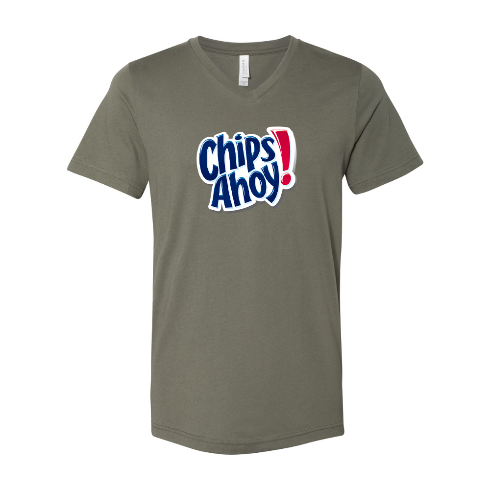Chips Ahoy BELLA  CANVAS - Jersey V-Neck T-Shirt