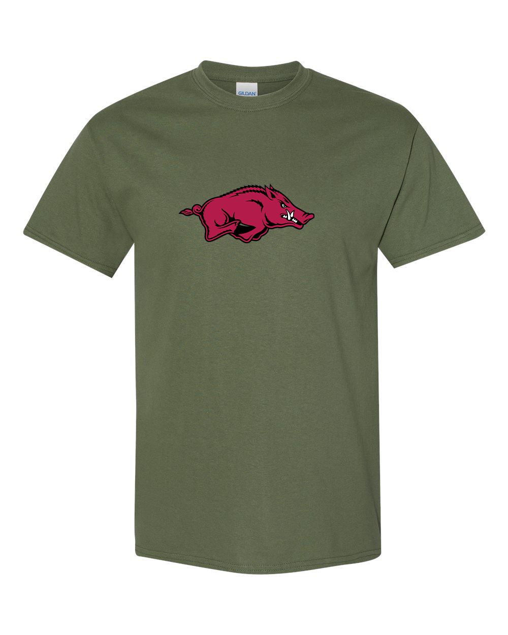 Men's  Arkansas Razorbacks Gildan Heavy Cotton T-Shirt