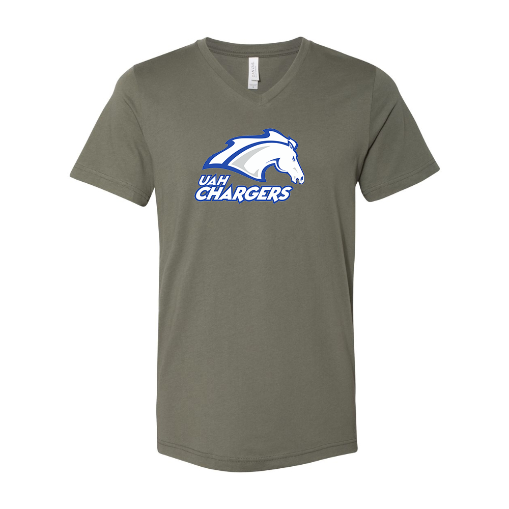 Alabama Huntsville Chargers  BELLA  CANVAS - Jersey V-Neck T-Shirt