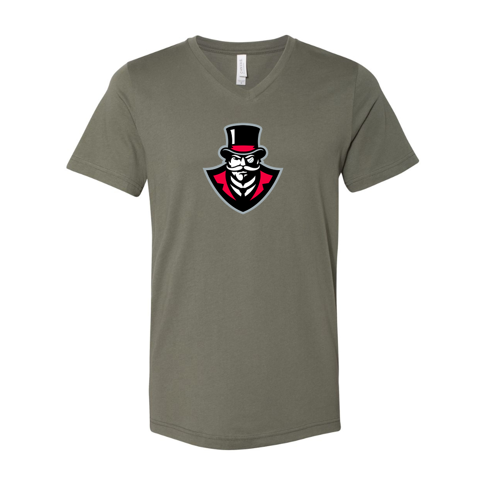 Austin Peay Governors BELLA  CANVAS - Jersey V-Neck T-Shirt