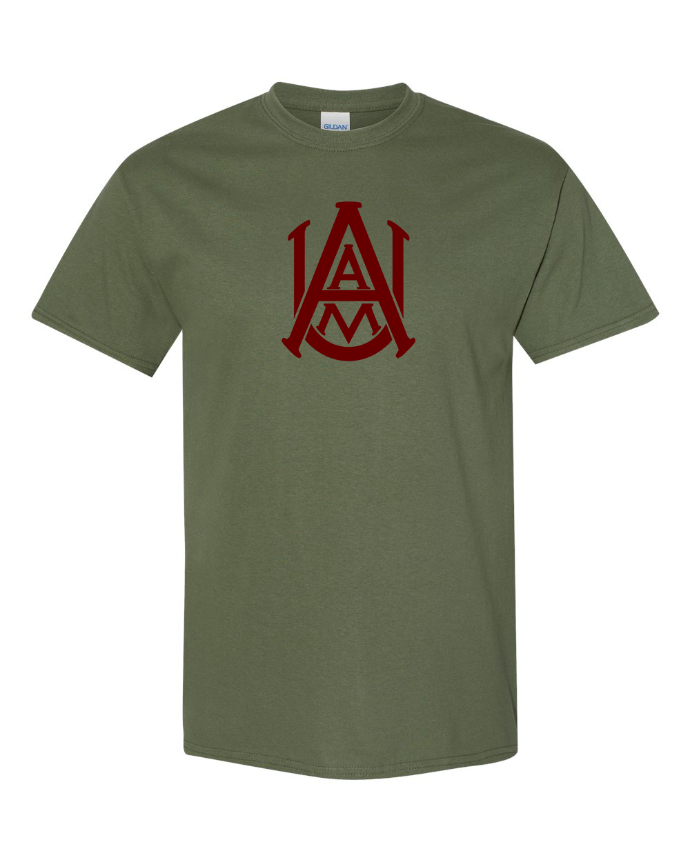 Men's Alabama AM Bulldogs Gildan Heavy Cotton T-Shirt