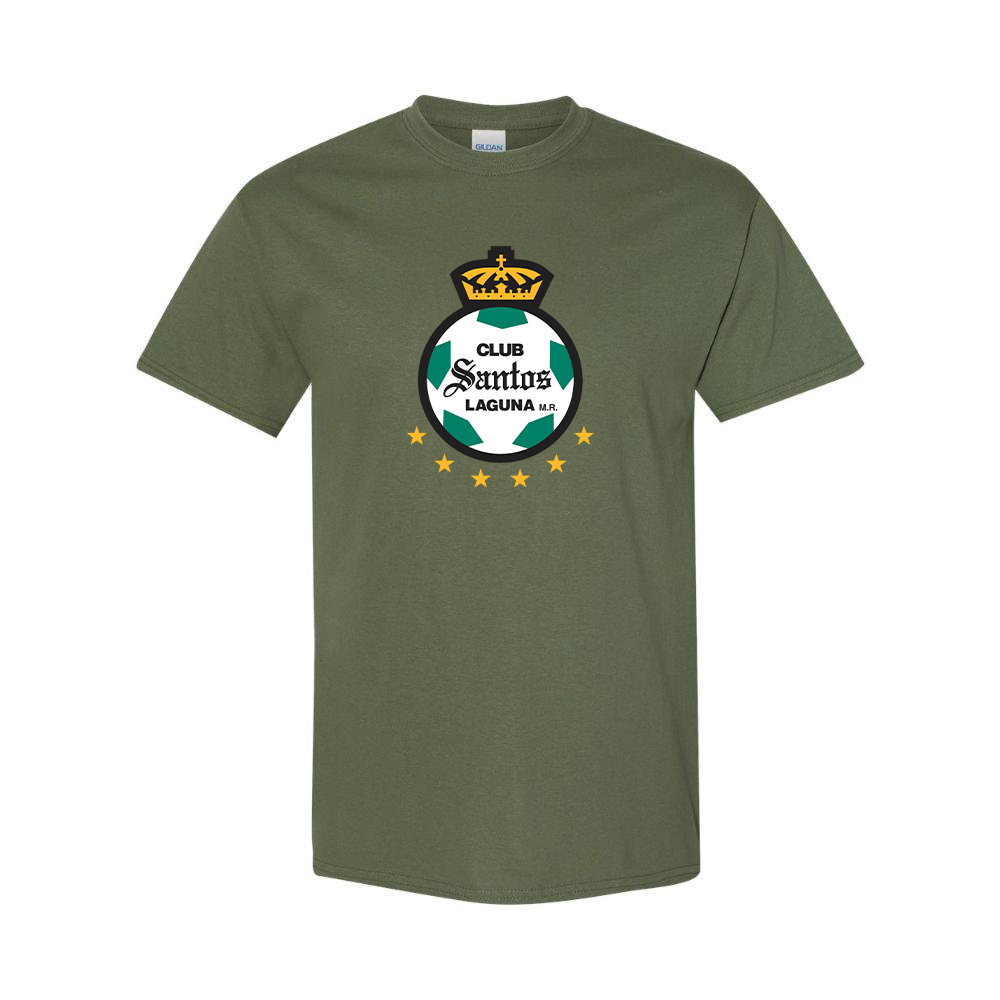 Men's Santos Laguna Soccer Gildan Heavy Cotton T-Shirt