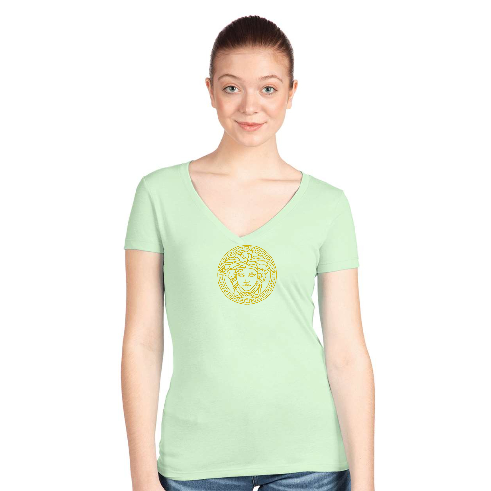 Women's   Versace Thumbnail  Next Level V-Neck T-Shirt
