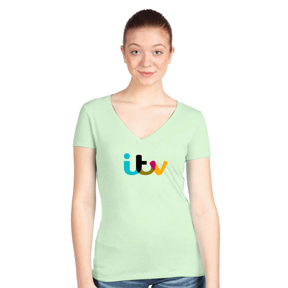 Women's Itv Next Level V-Neck T-Shirt