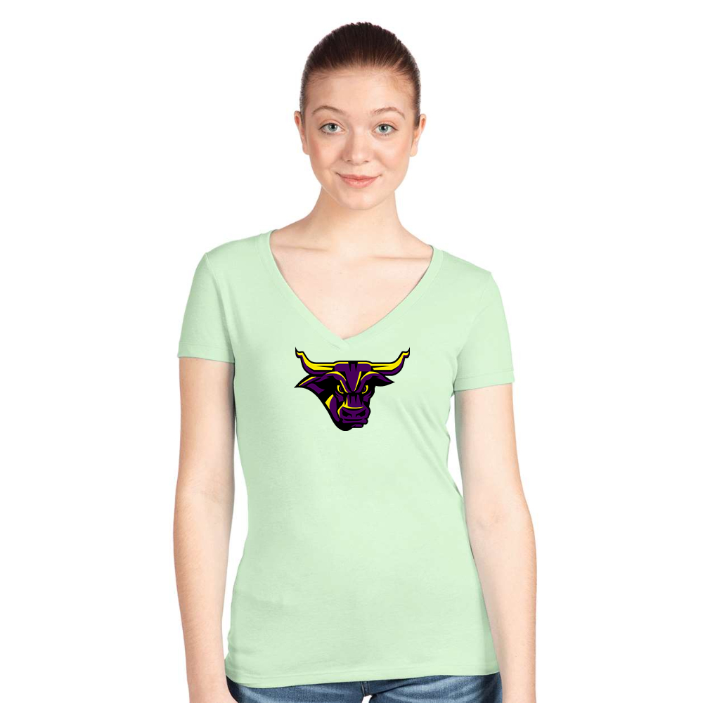 Women's Minnesota State Mavericks Next Level V-Neck T-Shirt
