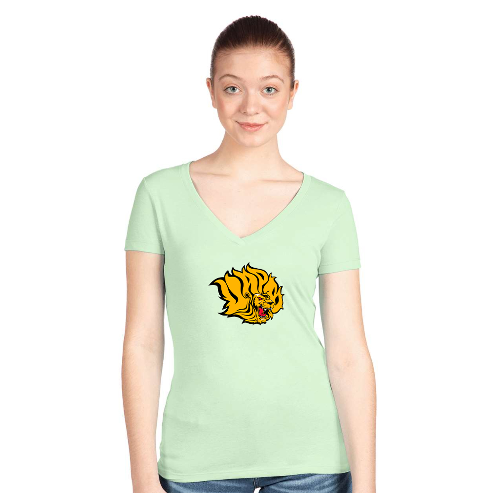 Women's  Arkansas PB Golden Lions Next Level V-Neck T-Shirt