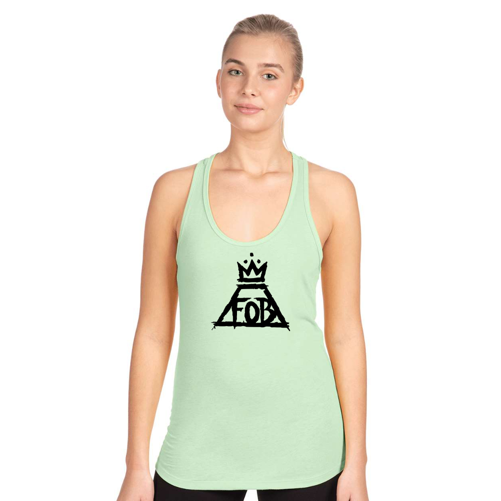 Women's Fall Out Boy Next Level Ideal Racerback Tank