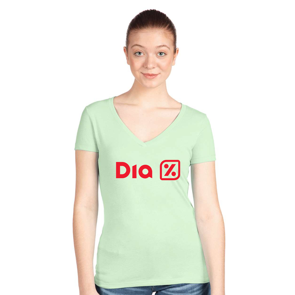Women's Dia  Next Level V-Neck T-Shirt