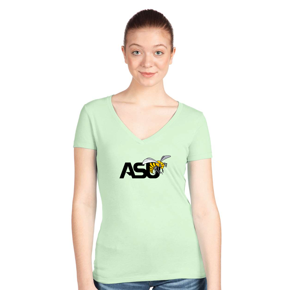 Women's Alabama State Hornets Next Level V-Neck T-Shirt