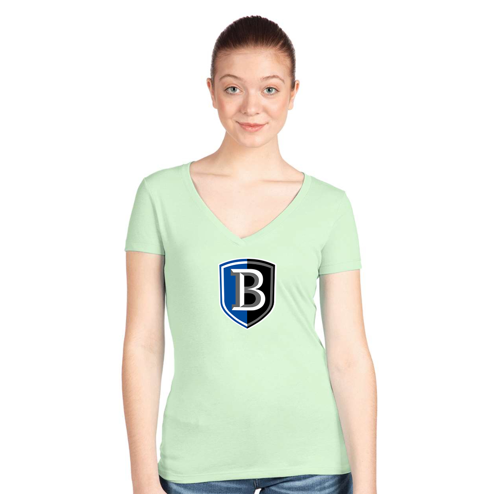 Women's  Bentley Falcons  Next Level V-Neck T-Shirt