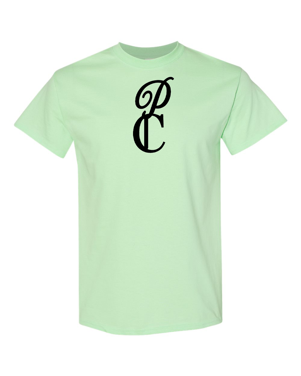 Men's P & C Black   Gildan Heavy Cotton T-Shirt